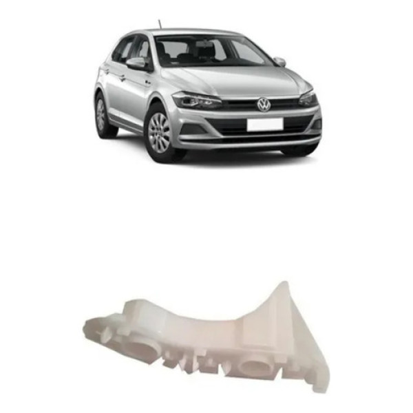Suporte Guia Para-choque Dianteiro Esquerdo Polo Virtus Vw