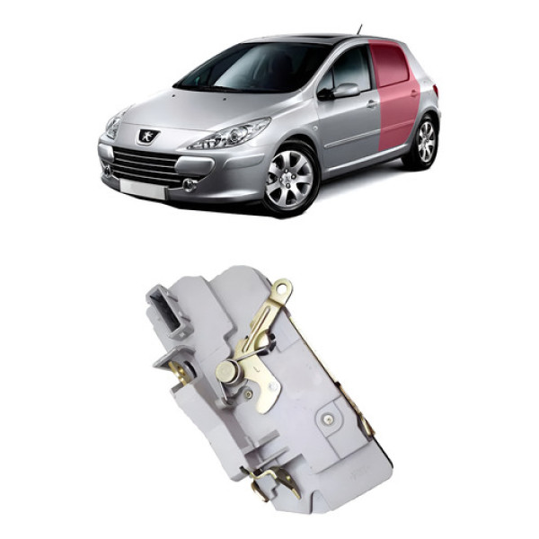 Fechadura Porta Traseira Lado Esquerdo Elétrica 307 Original