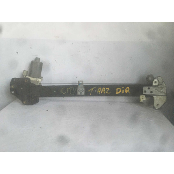 Máquina Vidro Traseiro Direito Honda City 09/14