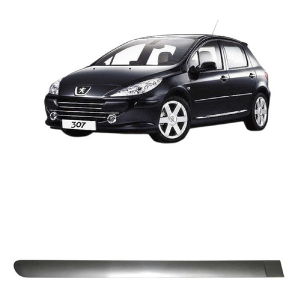 Friso Lateral Porta Traseira Direita Peugeot 307 2002/2012