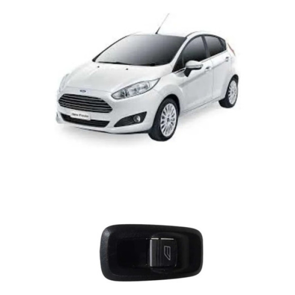 Botao Vidro Eletrico Traseiro Esquerdo New Fiesta 2014/2016