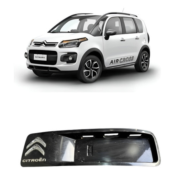 Moldura Suporte Placa Traseira Citroen Aircross 2016 A 2020