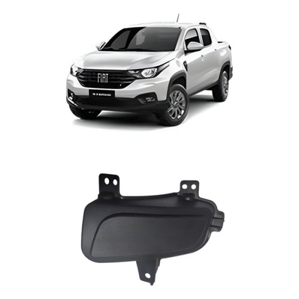 Moldura Tampa Farol Milha Direito Original Nova Strada