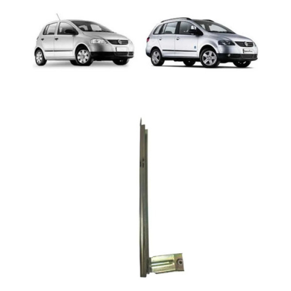 Guia Vidro Dianteiro Direito Volkswagen Fox 2006 Preto