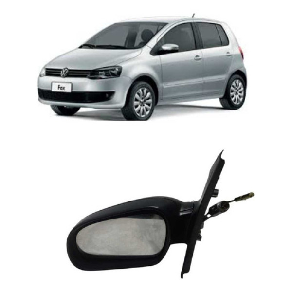 Retrovisor Esquerdo Volkswagen Fox 06 Original Usado