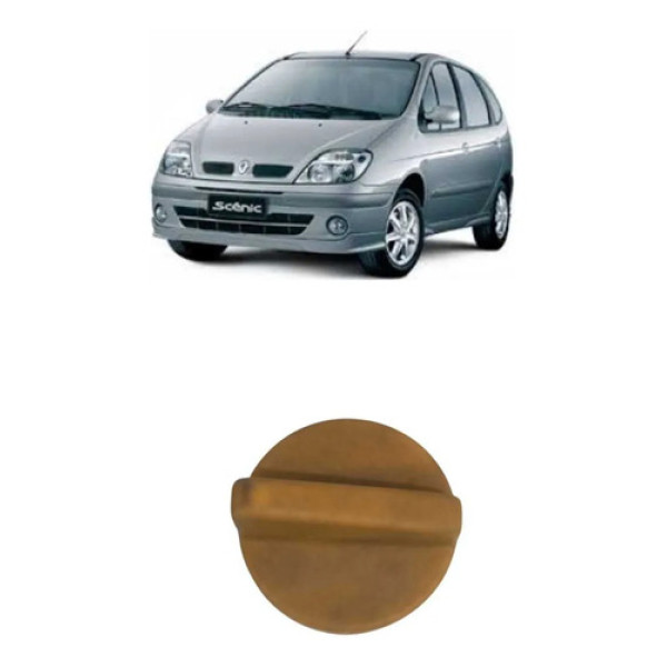 Tampa Enchimento Óleo Motor Renault Scenic 200/2006 Amarelo