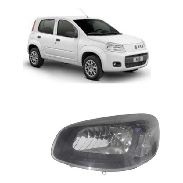 Farol Lado Esquerdo Fiat Uno 2015 A 2021 *detalhe (usado)