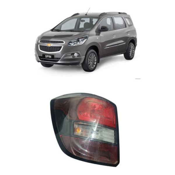 Lanterna Traseira Esquerda Spin 2013/18 Fume Original