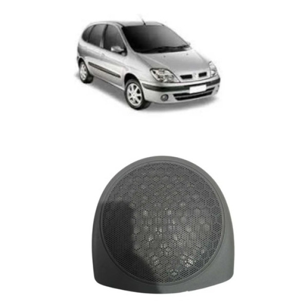 Tampa Alto Falante Renault Scenic 2005 Cinza Original Cinza