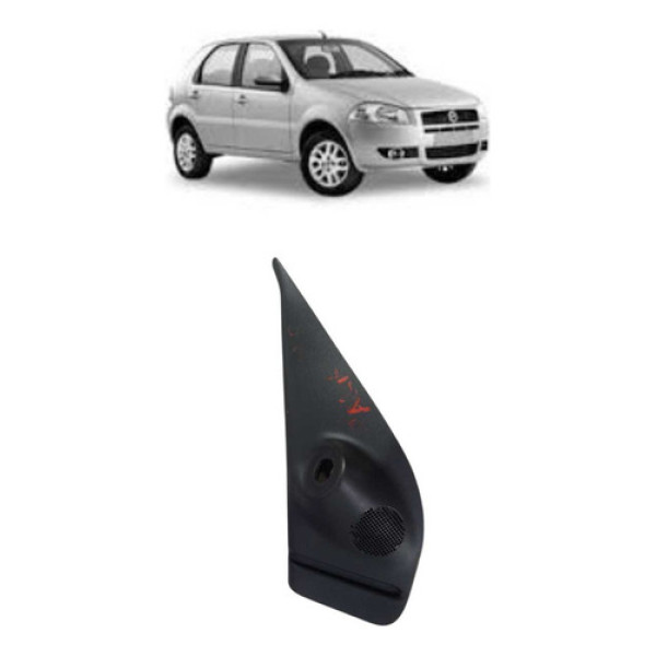 Moldura Interna Retrovisor Esq. Fiat Palio 2008 /2010 Preto.