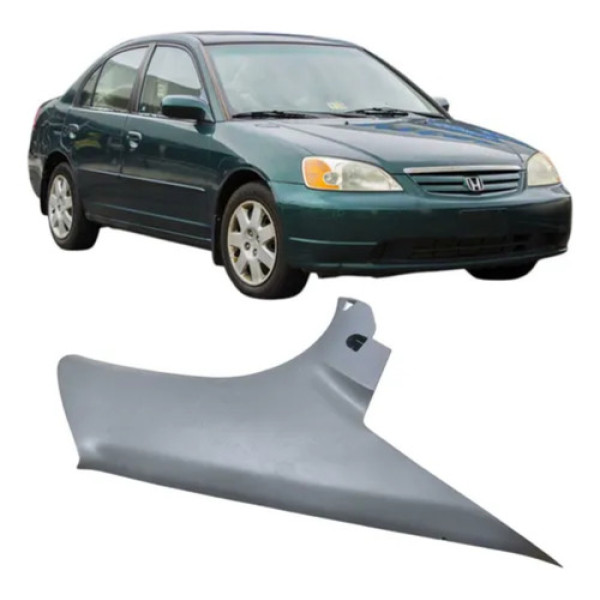 Acabamento Coluna Traseira Honda Civic 01/05