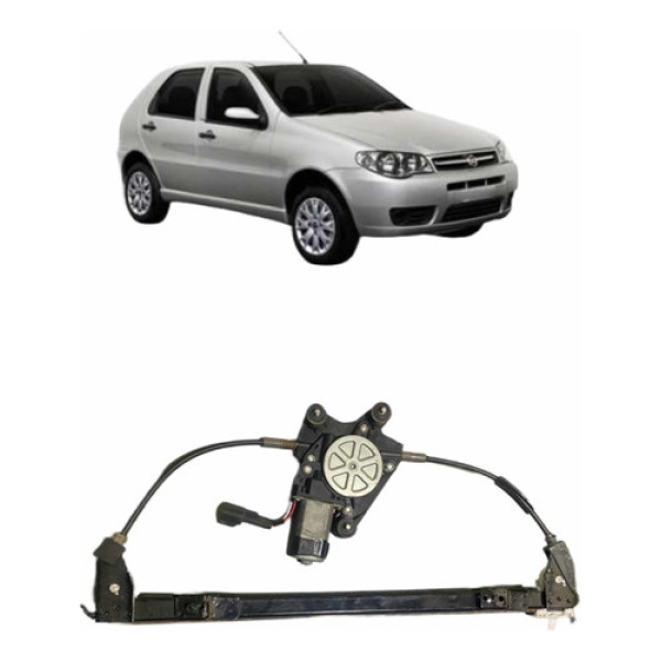 Máquina De Vidro Dianteiro Direito Fiat Palio 2006 07 À 2013