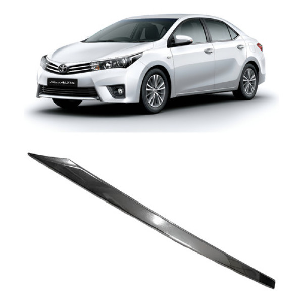 Friso Cromado Grade Inferior Le Toyota Corolla 2015 A 2017