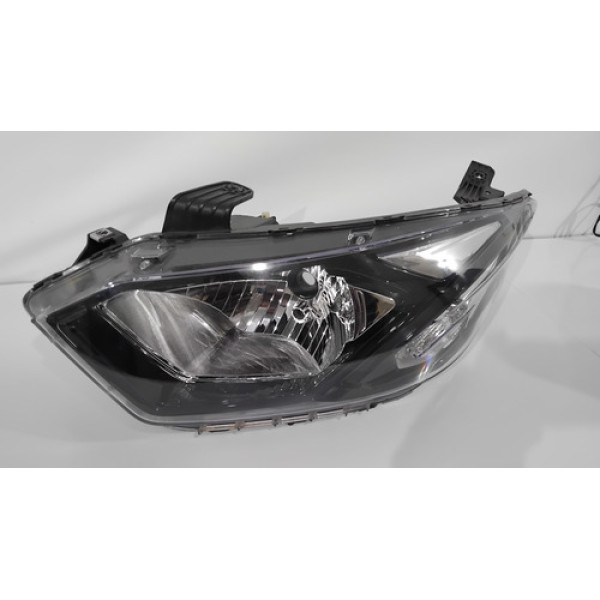 Farol Gm Onix/prisma 17 18 19 Ld Masc Negra S Led C/ Detalhe