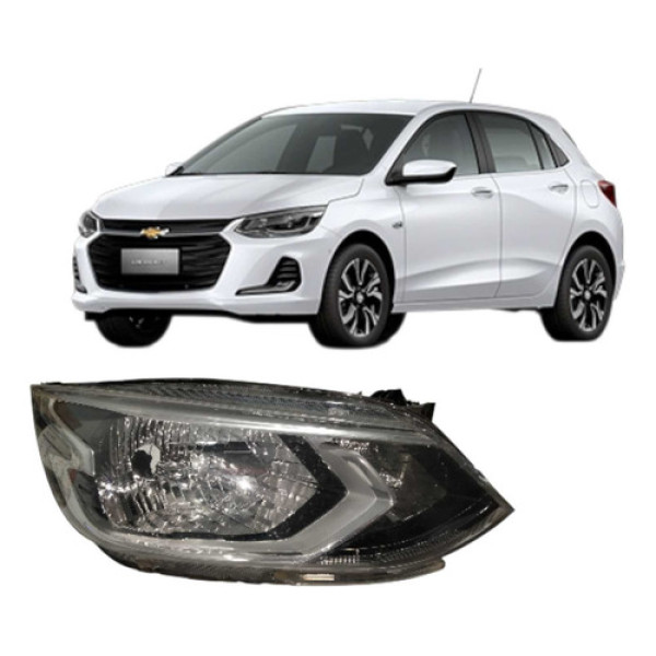 Farol Direito Chevrolet Onix Original 2020 A 2023 C/detalhe