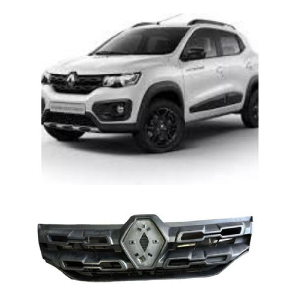 Grade Sup Frontal Renault Kwid 2017 18 19 20 Usado Original
