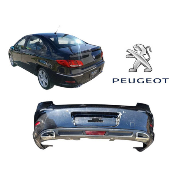 Parachoque Traseiro Peugeot 408 2011 A 2015 D