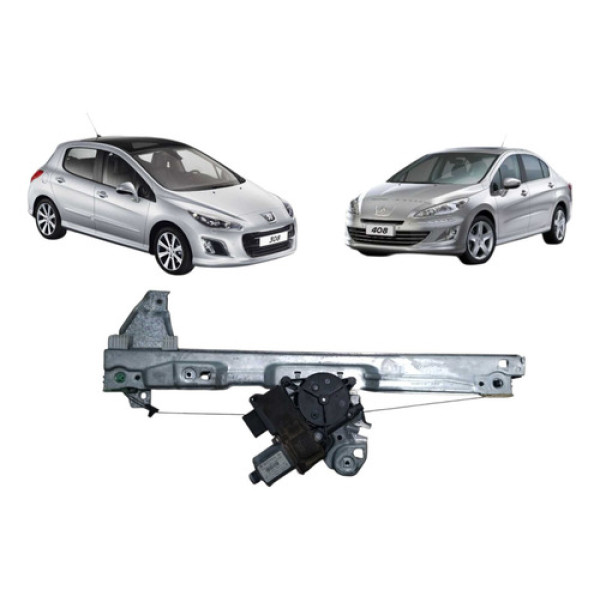 Maquina Vidro Dianteira Esquerda Peugeot 408 2012 A 2014