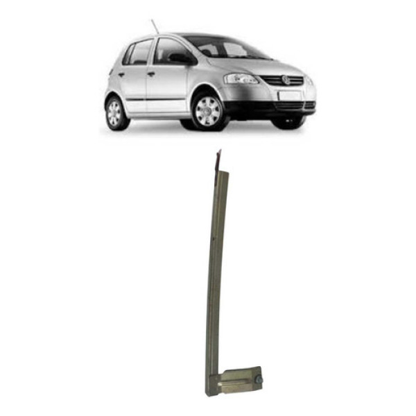 Guia Do Vidro Porta Dianteira Esquerda Volkswagen Fox 2006 Preto