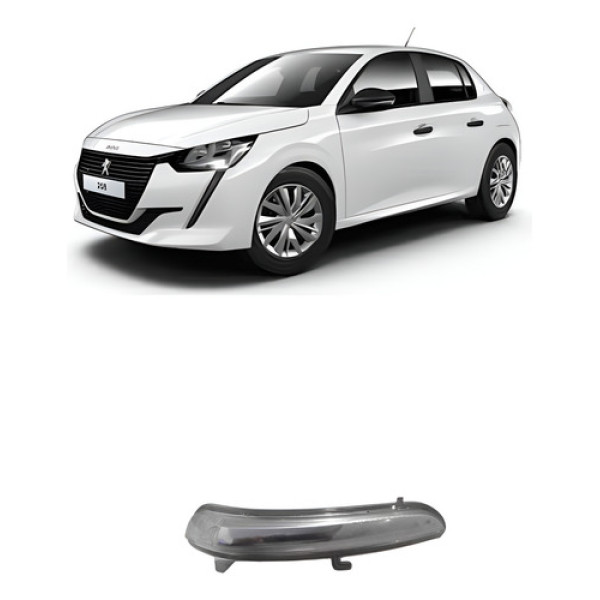 Pisca Seta Retrovisor Peugeot 208 L E 2013 À 2018 Original