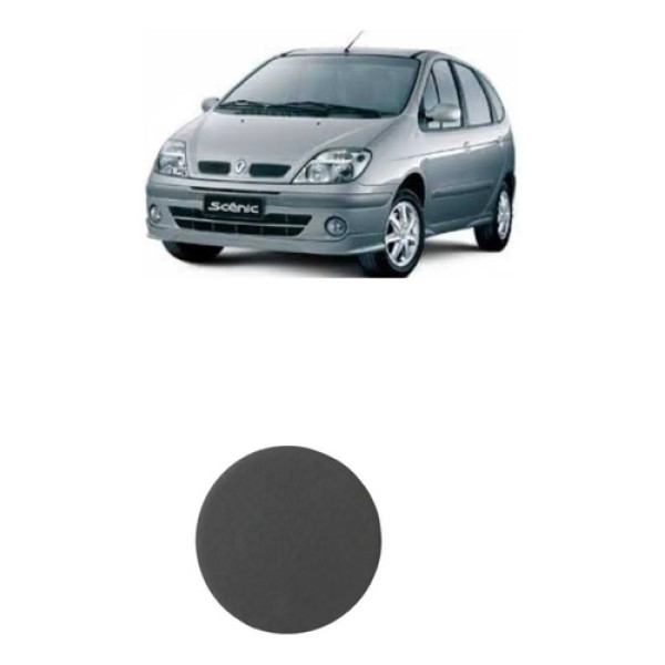 Tapa Furo Capa Do Banco Lado Direito Renault Scenic 2005 Cinza