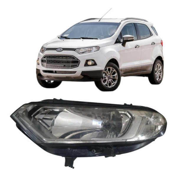 Farol Esquerdo Ford Ecosport 2017 A 2019 Original