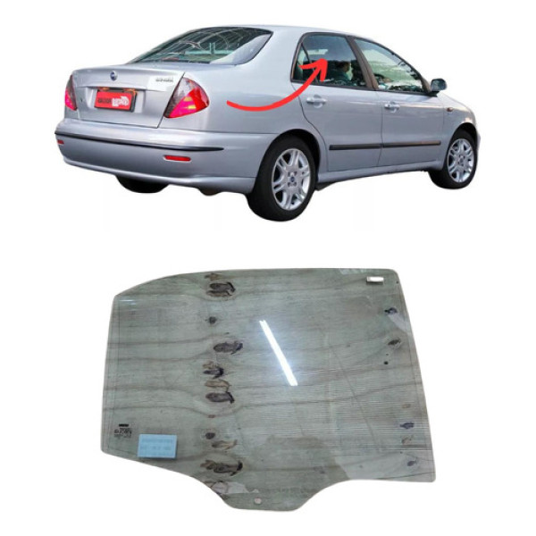 Vidro Porta Traseira Direita Marea Original