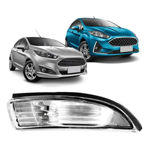 Lanterna Seta Pisca Lado Direito Do Retrovisor New Fiesta Transparente