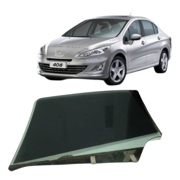 Vidro Porta Traseira Direita Peugeot 408 2012 A 2016